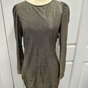 Spirit Glittering Black and Gold Dress